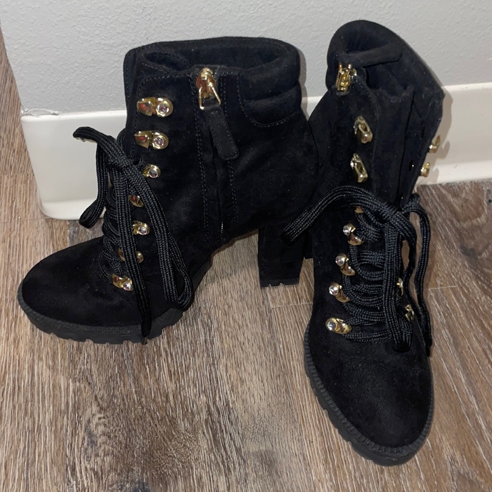 Super cute combat boots.